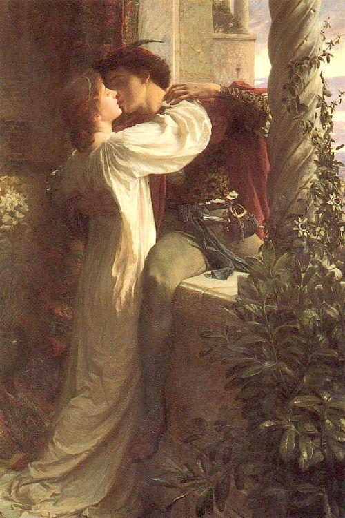 Sir Frank Dicksee Romeo and Juliet oil painting picture